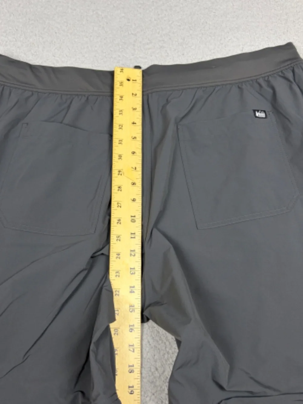 REI Convertible Pants Mens XXL Tall Gray Zip Off Cargo Stretch Hiking Outdoor